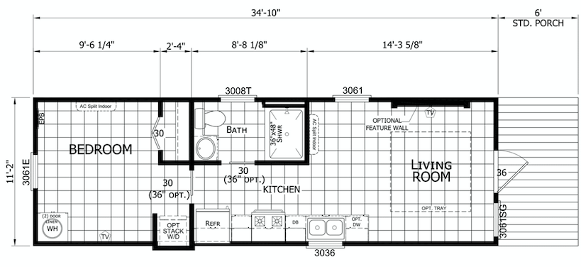Floor plan for Minnow