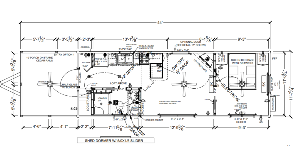 Floor plan for The BIRCH- $114,500.00 + SALES TAX, TAG, TITLE & DELIVERY FEE