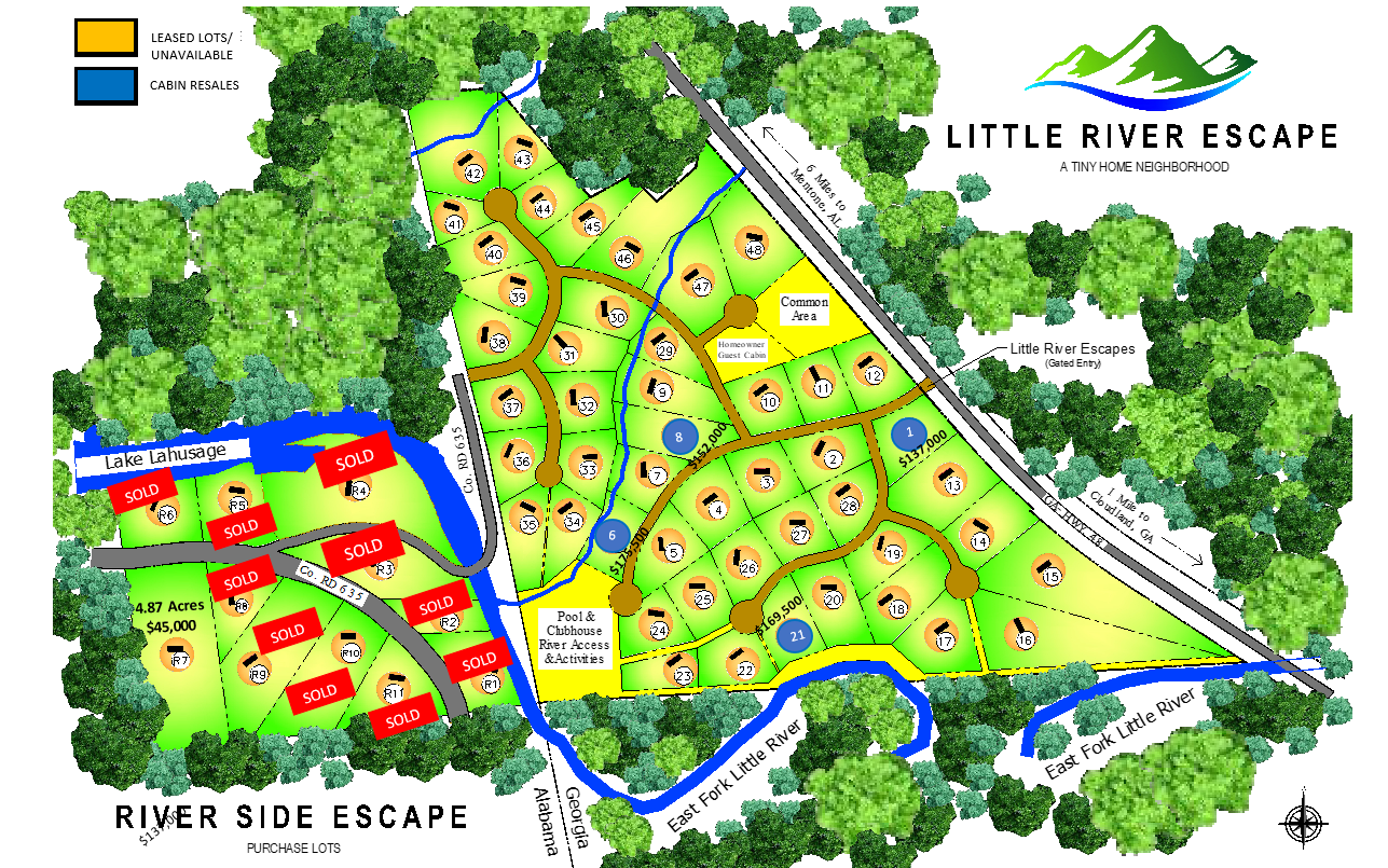 Resale on Lot 1 - $137,000 + $395/month lot lease & **UNDER CONTRACT** Lot 21 - $169,500 + $541/month lot lease