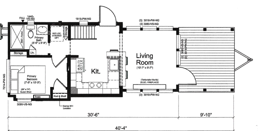 Floor plan for ***UNDER CONTRACT*** THE SEDONA II – $127,400 PLUS SALES TAX, TAG, TITLE & DELIVERY FEE