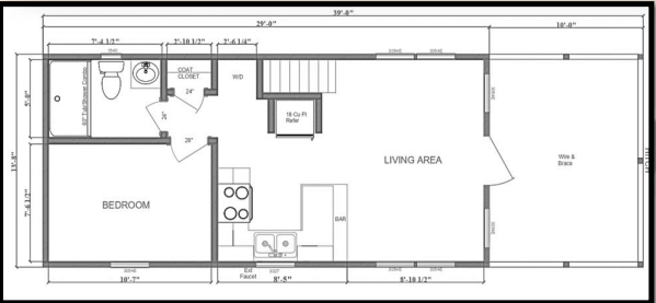Floor plan for The Holly