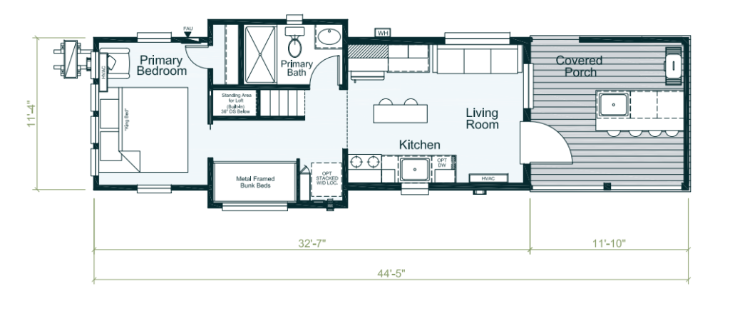 Floor plan for ***NEW FLOOR PLAN*** TANNEHILL-$135,000-NOT INCLUDING SALES TAX, TAG, TITLE & DELIVERY