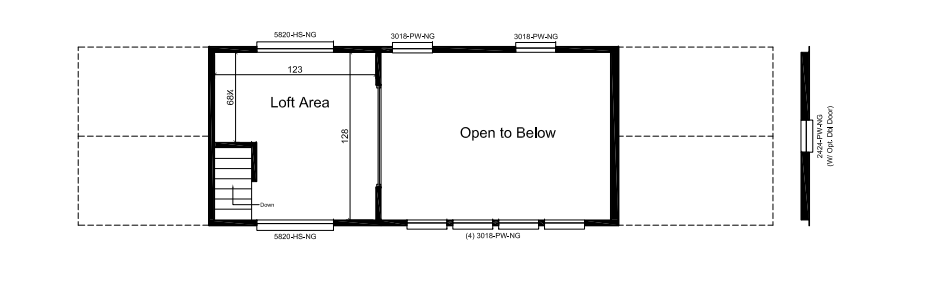 Floor plan for ***AVAILABLE NOW*** THE COLDWATER – $104,850.00 – NOT INCLUDING SALES TAX, TAG, TITLE & DELIVERY FEE